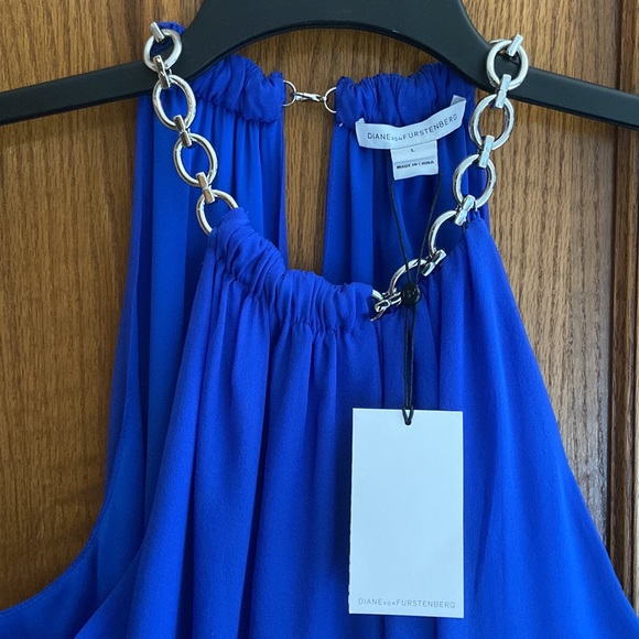 nwt diane von furstenberg silk top - Picture 3 of 7